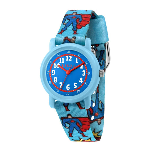 Kikou Blue Superhero Kids Watch