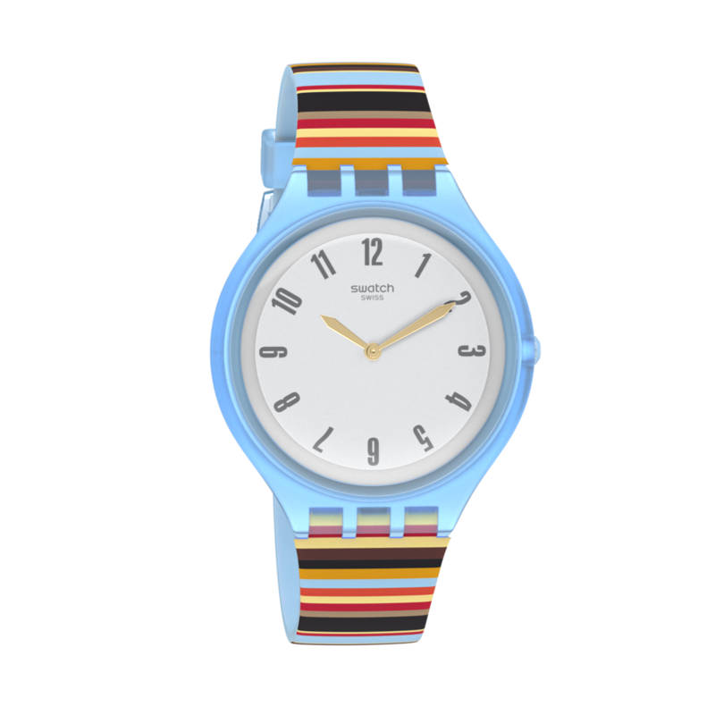 Ladies Skinstripe Swatch Watch