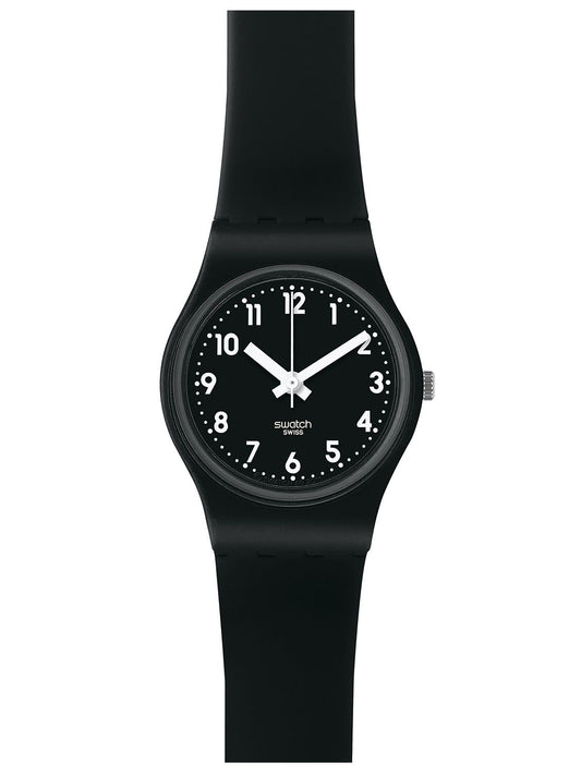 Ladies Plastic Lady Black Single Swatch Watch