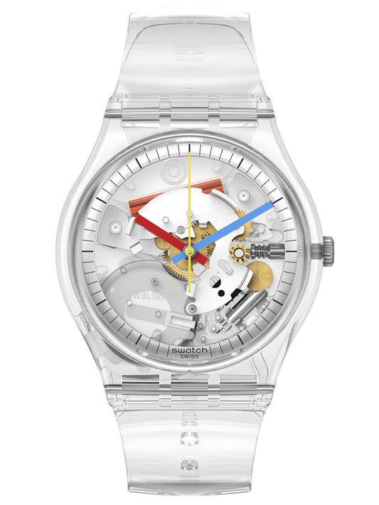 Clearly Gent Swatch Watch