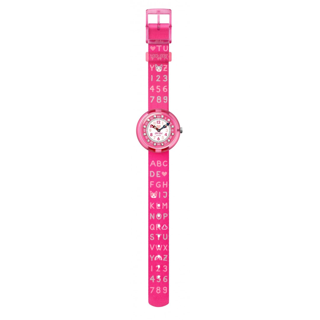 Pink Ab34 Flik Flak Watch
