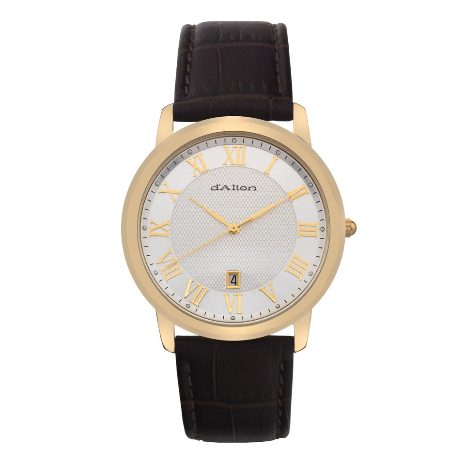 Gents Rolled Gold Dalton Strap Watch