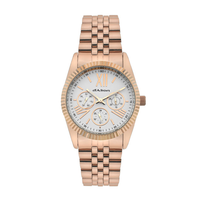 Ladies Rolled Gold Bracelet Dalton Watch In Rose