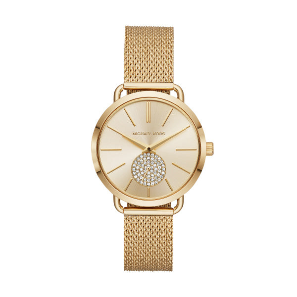 Ladies Rolled Gold Bracelet Portia Michael Kors Watch