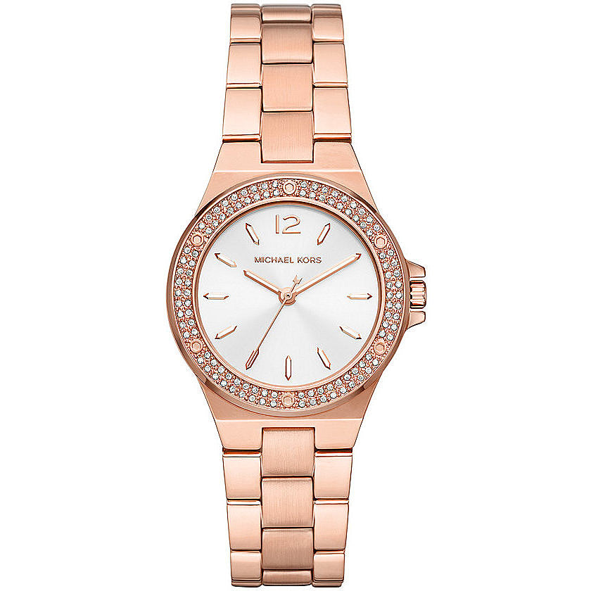 Ladies Michael Kors Rose Gold Stone Set Watch