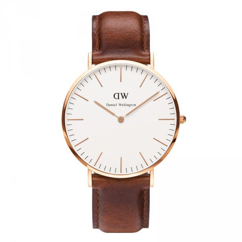 Classic St Mawes 40mm Rose Gold Daniel Wellington Watch