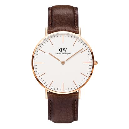Classic Bristol 40mm Rose Gold Daniel Wellington Watch