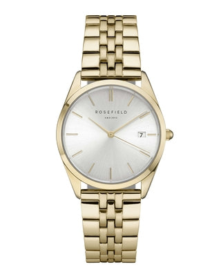 Ladies Rolled Gold Bracelet Rosefield Ace Watch