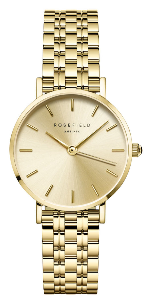 Ladies Rolled Gold Rosefield The Small Edit Watch