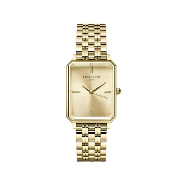 Ladies Rolled Gold Rosefield Rectangular Dial
