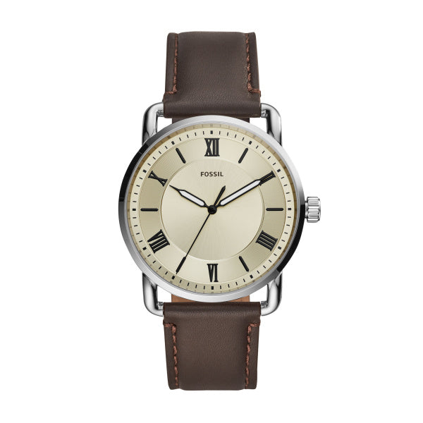 Gents Stainless Steel Copeland Fossil Strap Watch