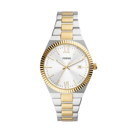 Ladies Two Tone Fossil Scarlette Watch