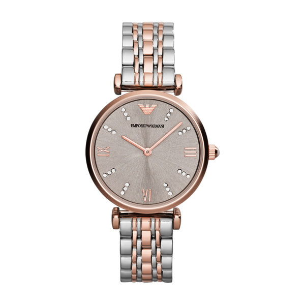 Ladies Two Tone Armani Bracelet Watch
