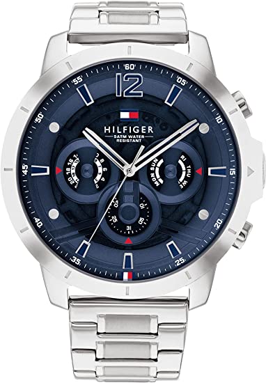 Gents Tommy Hilfiger Blue Chronograph Luca Watch