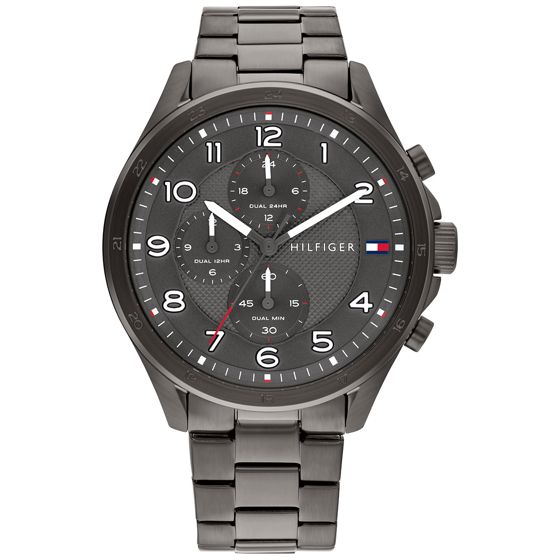 Gents Tommy Hilfiger Black Chronograph Watch