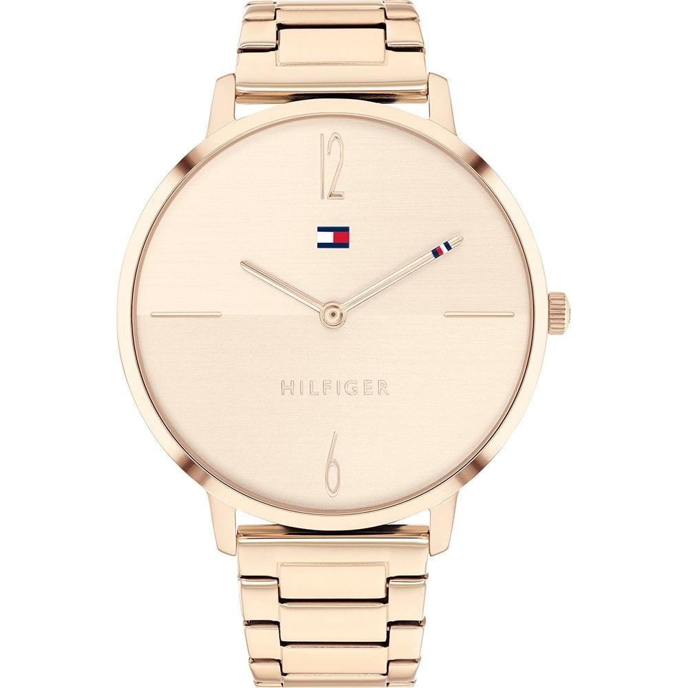 Ladies Rolled Gold Champagne Dial Liza Tommy Hilfiger Watch