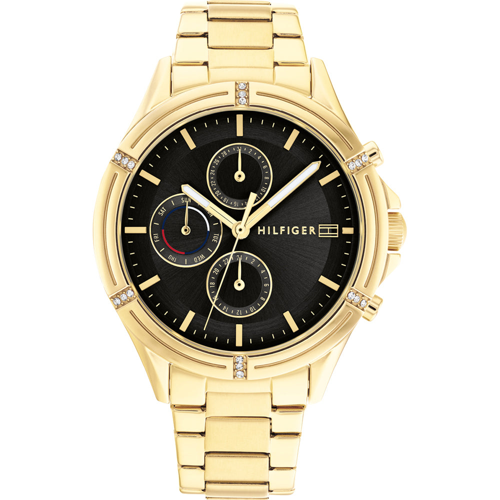 Ladies Rolled Gold Tommy Hilfiger Ariana Chronograph Watch