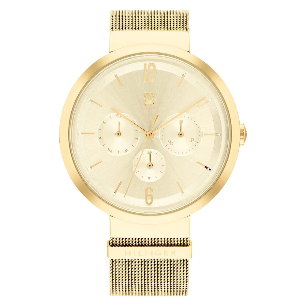 Ladies Tommy Hilfiger Champagne Sunray Watch Lidia