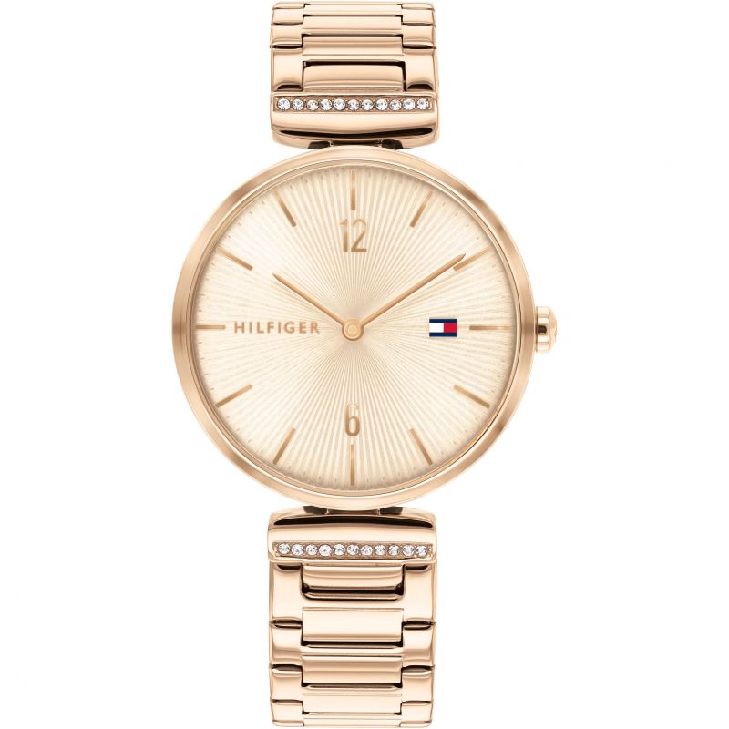 Ladies Rolled Gold Tommy Hilfiger Aria Watch