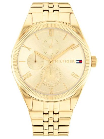 Ladies Tommy Hilfiger Rolled Gold Chronograph Watch Monica