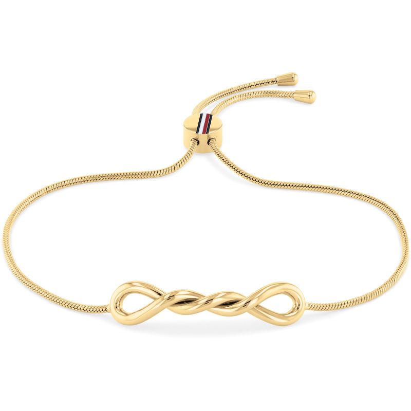 Gold Plated Tommy Hilfiger Figure Of 8 Bracelet