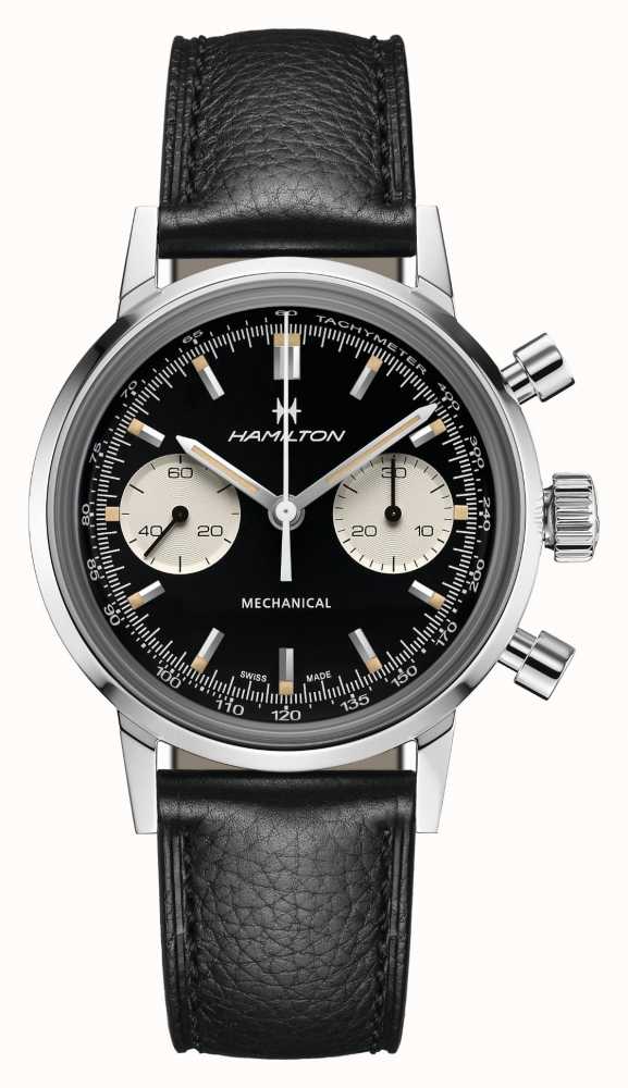 Hamilton Intra-Matic Chronograph Black Dial