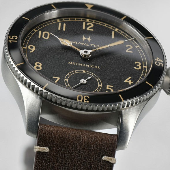 Hamilton Aviation Pioneer Mechanical Black Dial