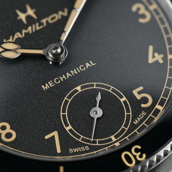 Hamilton Aviation Pioneer Mechanical Black Dial