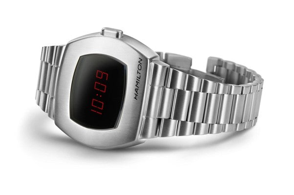 Gents Stainless Steel Bracelet Psr Hamilton Watch