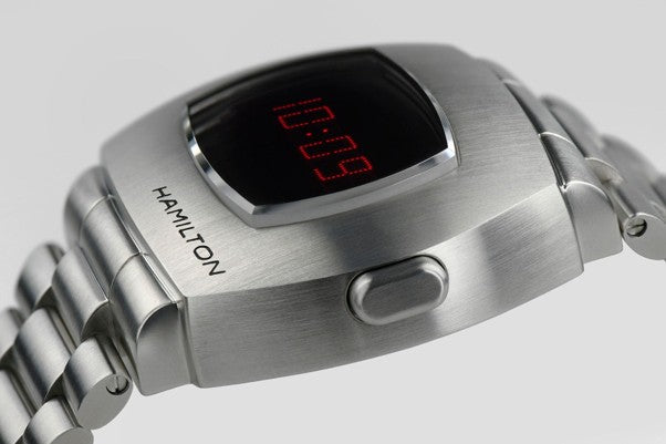 Gents Stainless Steel Bracelet Psr Hamilton Watch