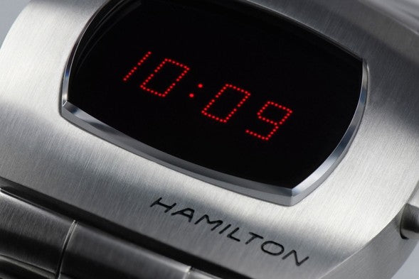 Gents Stainless Steel Bracelet Psr Hamilton Watch