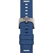Gents Tissot T-Touch Solal Blue Silicone Strap Watch