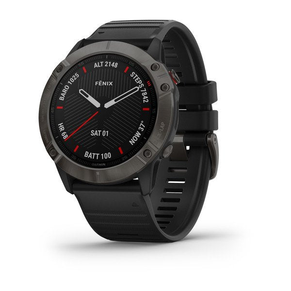 Garmin Fenix 6x Sapphire Carbon Gray Watch