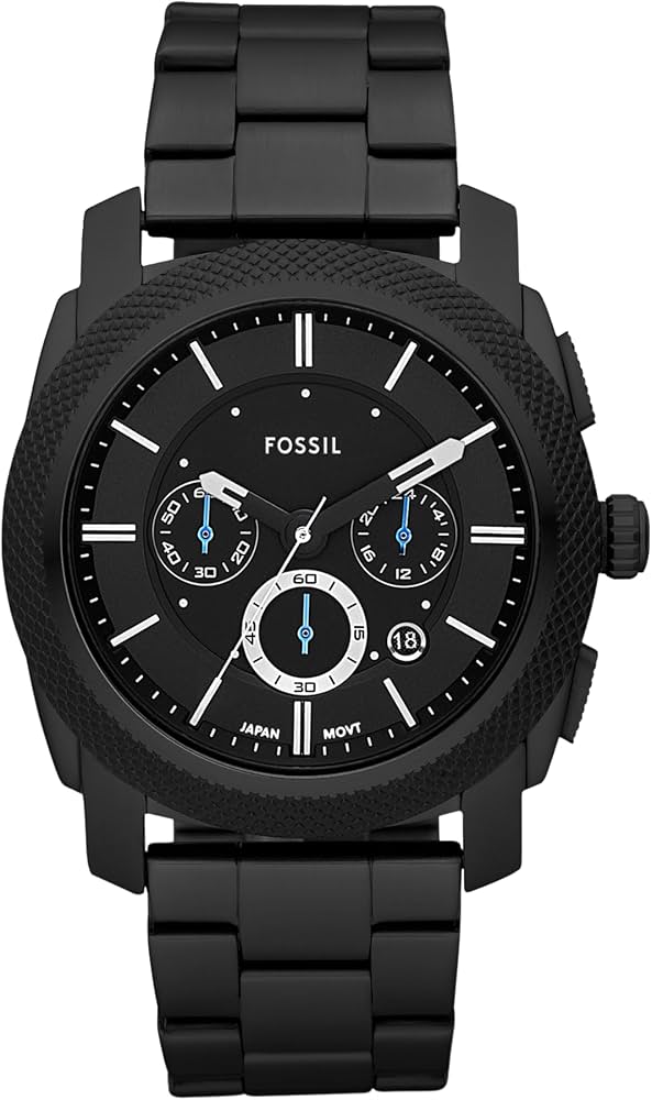 Gents Fossil Machine Chronograph Black