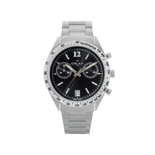 GSSB Orlam Rd Blk Tachy Chrono Dt Quartz
