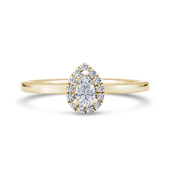 DHP02 Pear Engagement Ring
